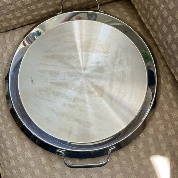 Demeyere Stainless Steel 15 inch Griddle Comal pan Made in Belgium - Picture 13 of 14